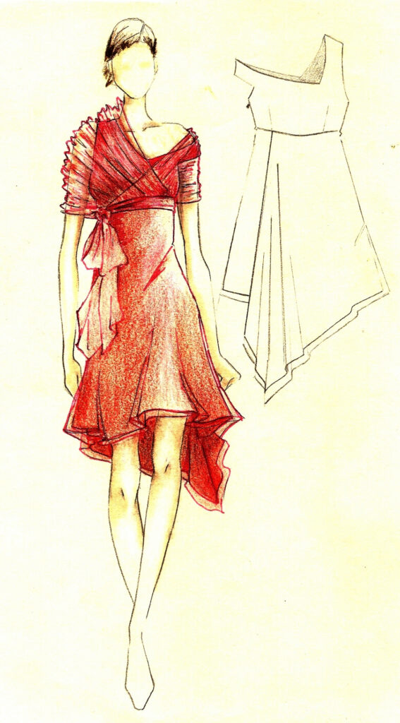 Imagen del curso de dibujo de moda donde se trabajan figurines, diseño de prendas y técnicas de ilustración fashion. Formación orientada a aprender a dibujar moda desde cero con métodos profesionales. Cursos presenciales y online