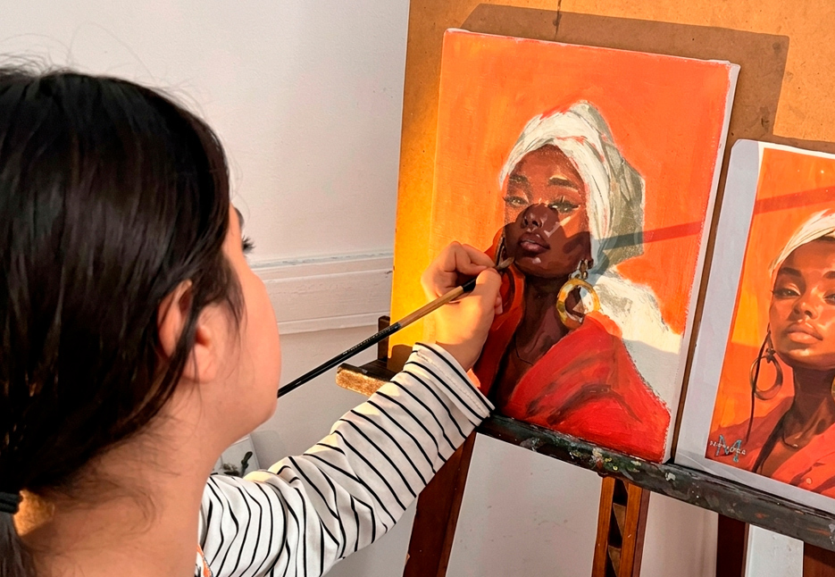 Curso dibujo y pintura para adolescentes